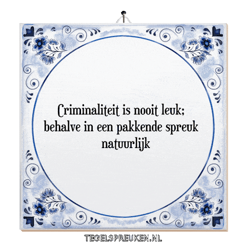 Spreuk Troost Sticker by Tegelspreuken.nl