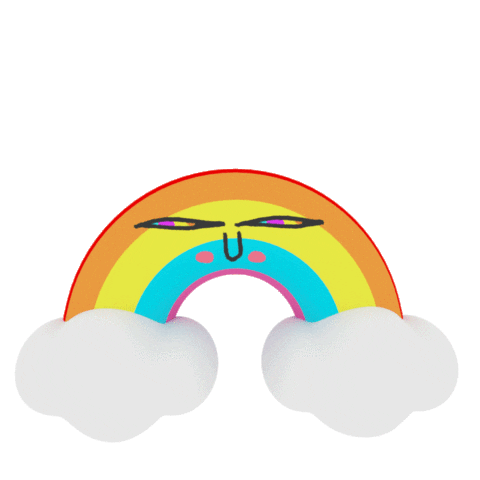 Rainbow 3D Sticker by JEREMY'S PLAYGROUND