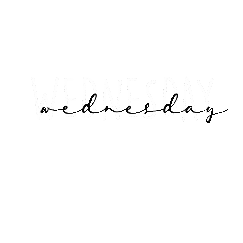 Wednesday Sticker by Juwel-lettering
