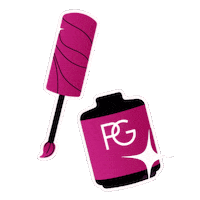 PinkGellac girl shine nails slay Sticker