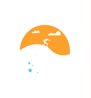 Sea Shore Art GIF by Sam Omo