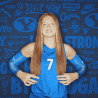 Ncaa Volleyball Go Cougs GIF by BYU Cougars