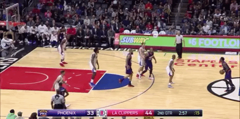 deandre jordan pick and roll GIF