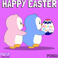 Easter Eggs Penguin GIF by Pudgy Penguins