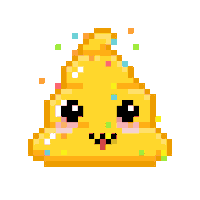 Art Shitting Sticker by Poopies.io