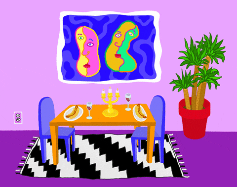 mannietee giphyupload picasso houseplant hotdogs GIF