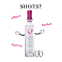 alcohol drinking Sticker by V Gallery Vodka