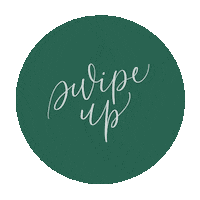 Calligraphy Swipe Up Sticker by Green Country Creative