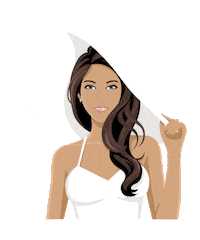 Vicki Glowing Sticker by Sun Tan City