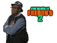 Blacknerd Sticker by Five Nights At Freddy’s