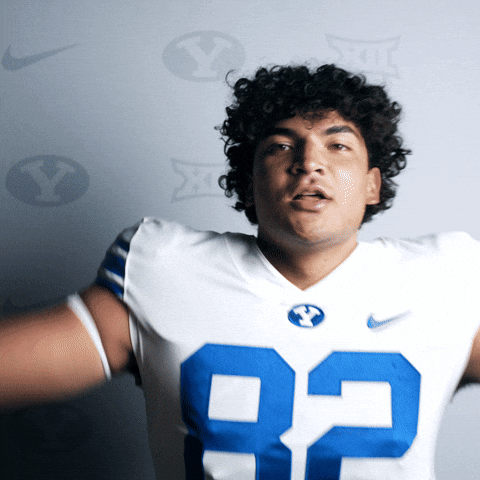 Byu Football Touchdown GIF by BYU Cougars