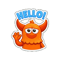 Happy Fun Sticker by Momo & Tulus