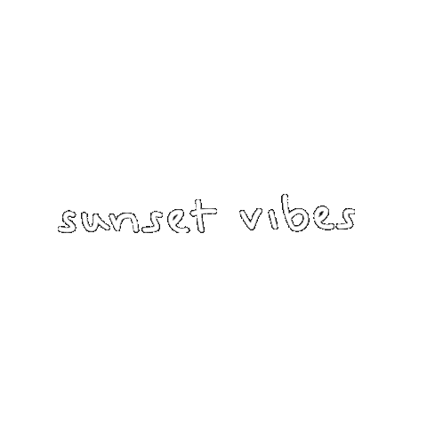 giphygifmaker vibes sunset font sunsetvibes Sticker