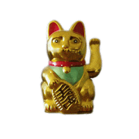 Maneki-Neko Hello Sticker by Moms-Blog.DE