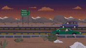 cars driving GIF by South Park 