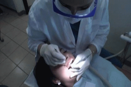 dentist going GIF