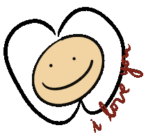 Happy I Love You Sticker by Regina Awang