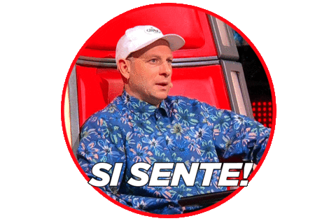 Top Wow Sticker by The Voice of Italy