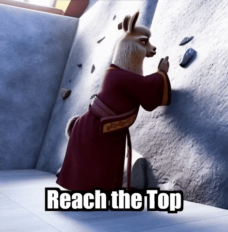 Reach The Top Challenge GIF by dalaillamazen