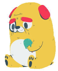 sad ice cream Sticker by Yimbo