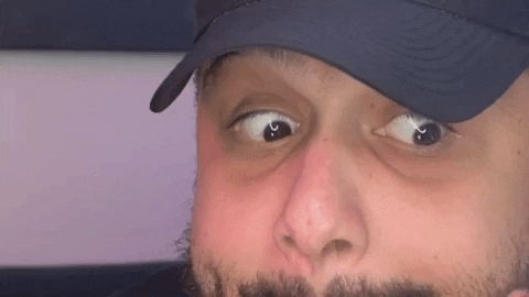 CurtissKingGifs giphyupload eyes scared annoyed GIF