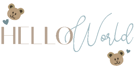 Hello World Baby Sticker by Michis Miami