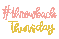 Thursday Throwback Sticker