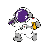 Space Galaxy Sticker by Bluhaus