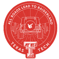 Texas Tech Wreckem Sticker by txtechadmission