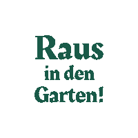 Garden Sticker