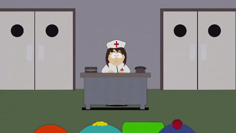 eric cartman nurse GIF by South Park 