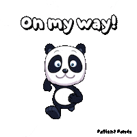 Panda Coming Sticker by VeeFriends