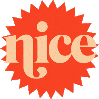 TheParticulars nice sparkle badge burst Sticker