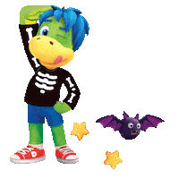 DanoninoMX halloween dino murcielago danonino Sticker