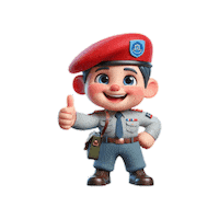 Mascote Cvm Sticker by Colégio Vila Militar - Cornélio Procópio