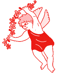 Flying In Love Sticker by Magda Kreps