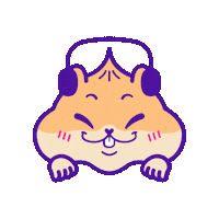 Hamster Kookoo Sticker