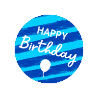 Happy Birthday Cc Sticker by Cork and Chroma