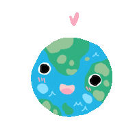 Happy Earth Sticker
