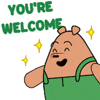 You Are Welcome Sticker