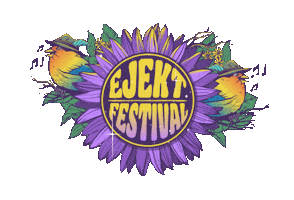 Flower Sticker by Ejekt Festival