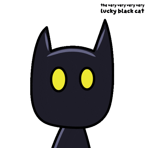 Black Cat Sticker by VeeFriends