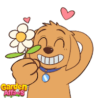 Dog Love Sticker by GardenAffairs