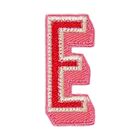 E Sticker by Sandroparis