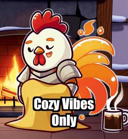 Winter Fireplace GIF by Zorooster