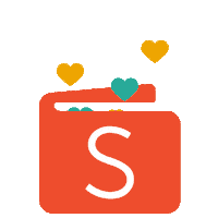 Shopping Hearts Sticker by Shopee