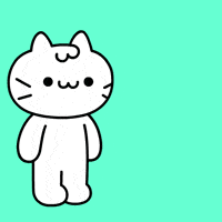 White Cat GIF by Mikitti
