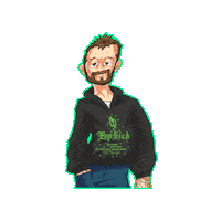 Geoff Ramsey Multiverse Sticker by Rooster Teeth