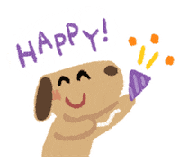 Party Dog Sticker