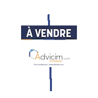Advicim immobilier maison à vendre advicim Sticker